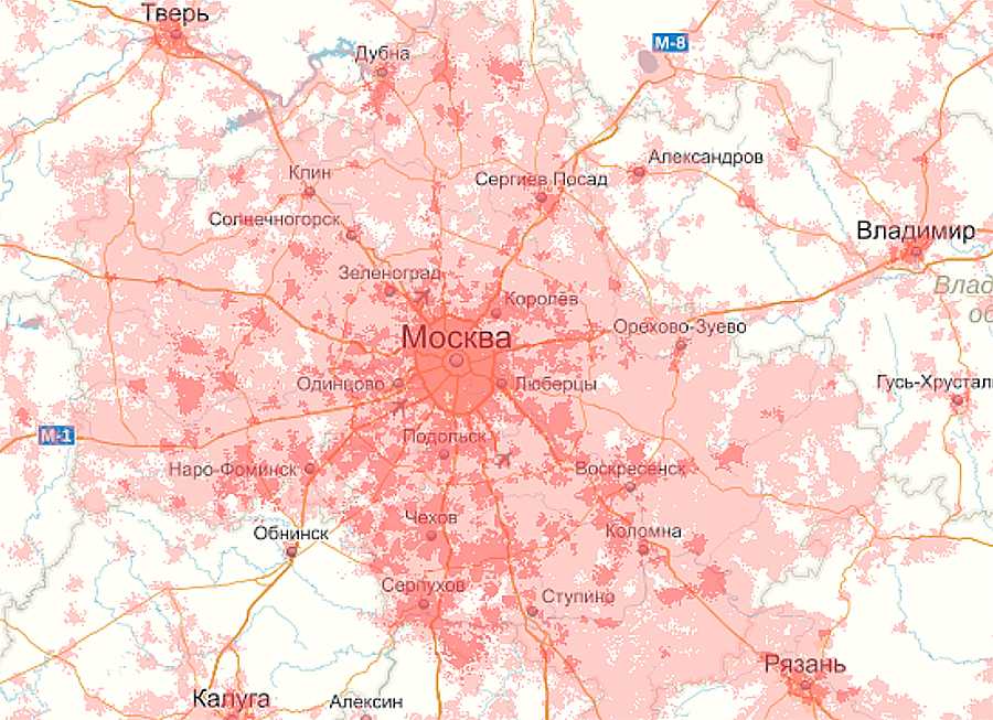 Зона покрытия мтс: карта сетей 3g и 4g по россии
