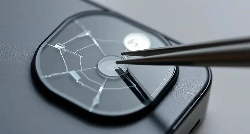 Замена защитного стекла камеры смартфона без вскрытия