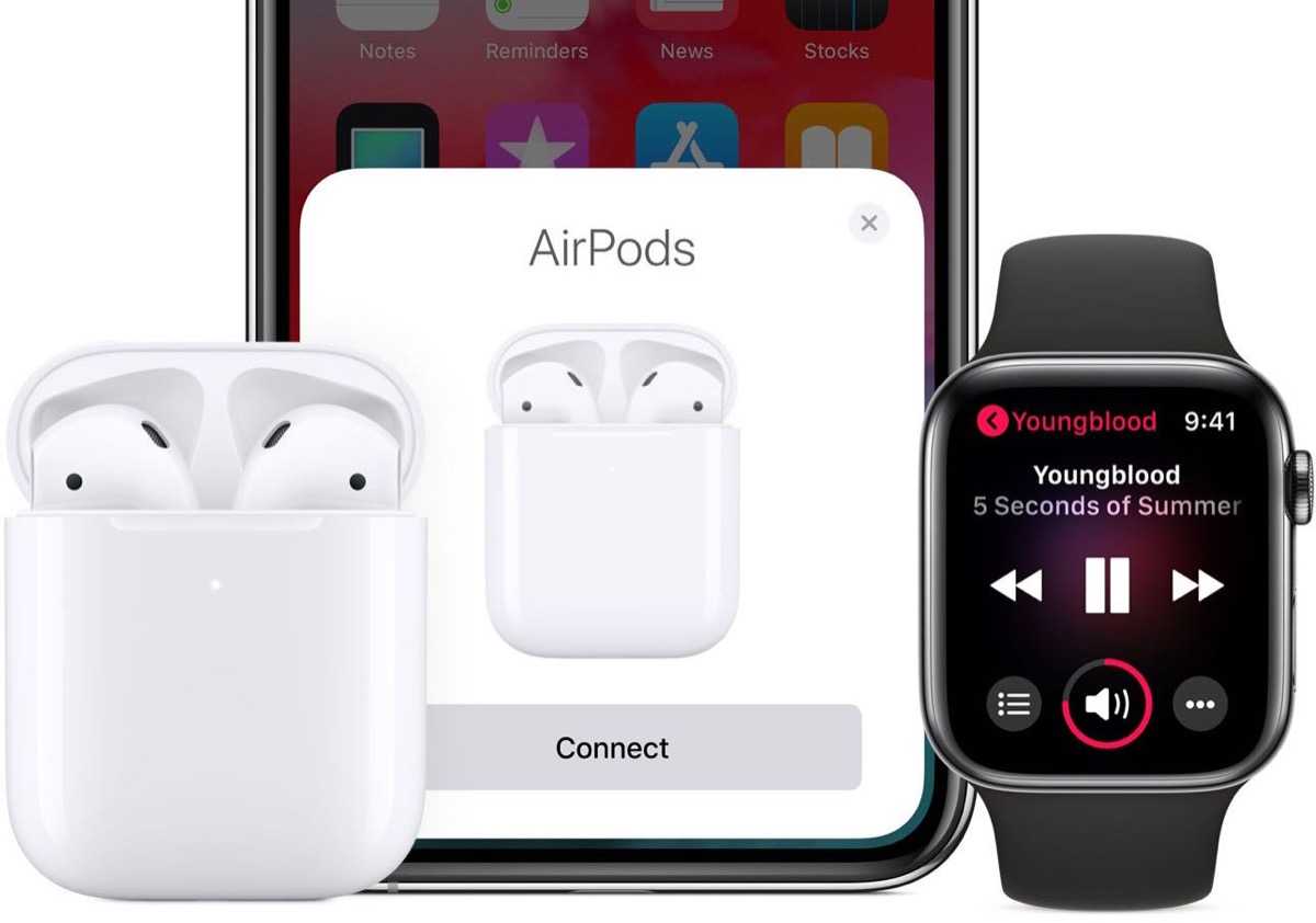 Можно подключить 2 airpods