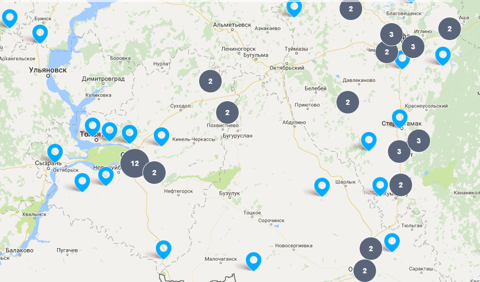 Карта вышек сотовой связи мтс челябинск